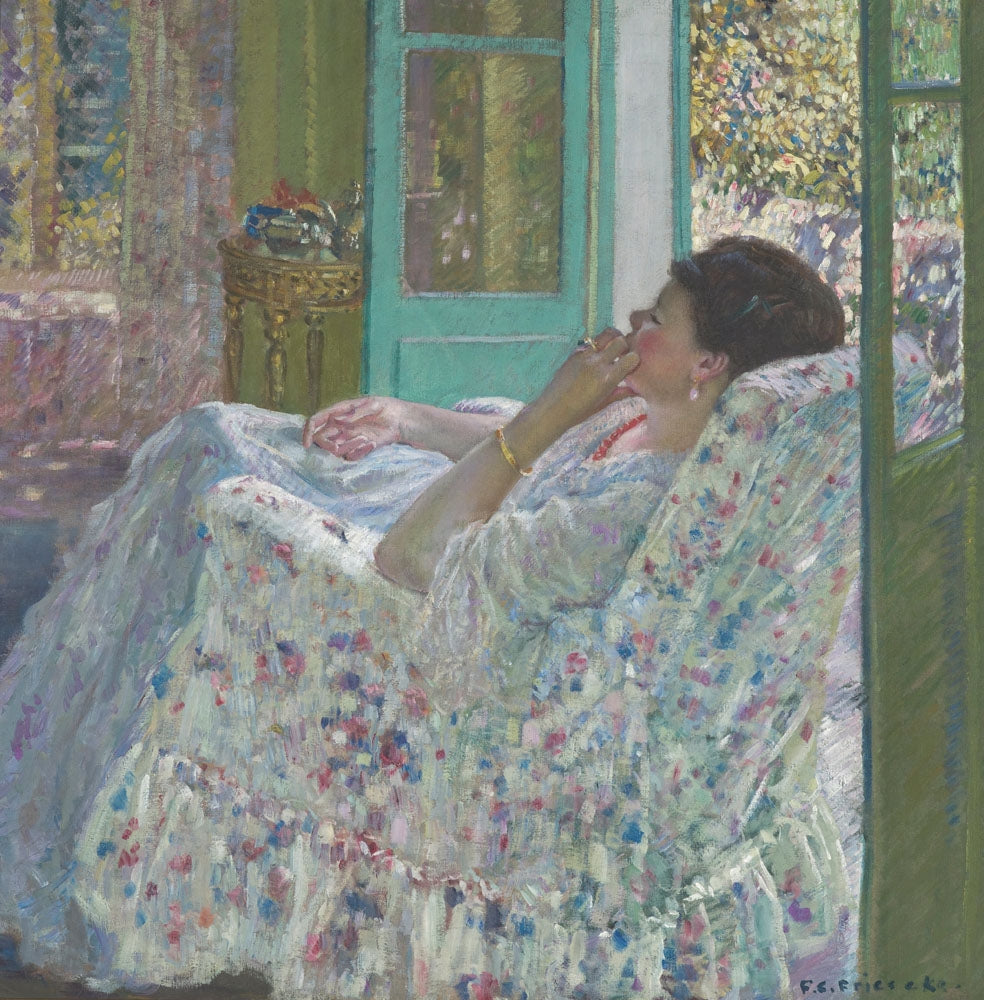 Afternoon - Yellow Room - by Frederick Carl Frieseke