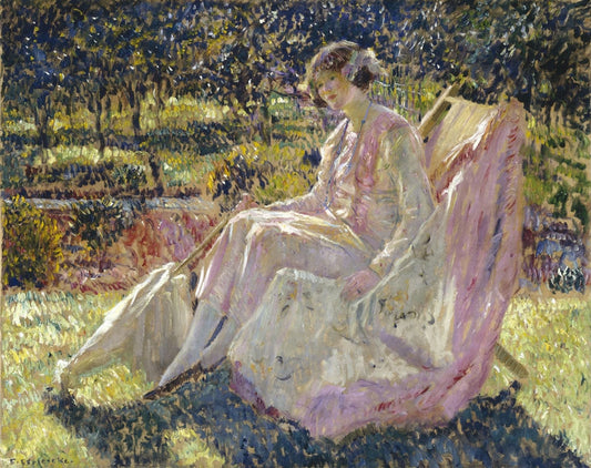 Sunbath - by Frederick Carl Frieseke