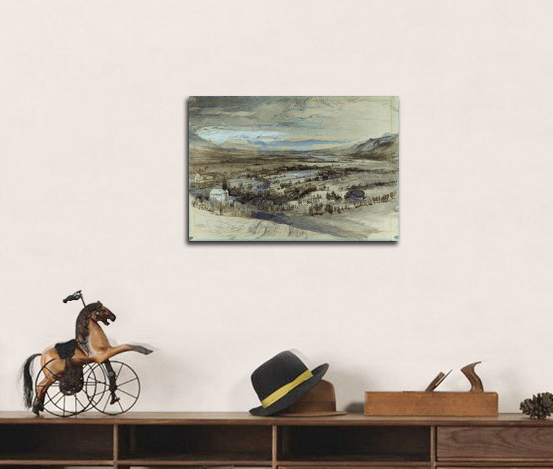 Brezon, Looking Towards Geneva - by John Ruskin