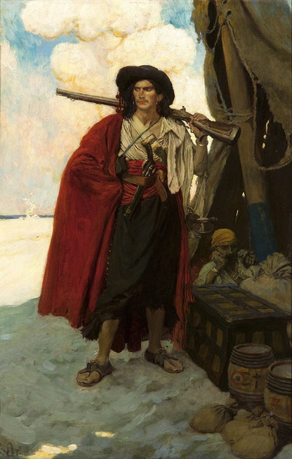 The Buccaneer Was a Picturesque Fellow - by Howard Pyle