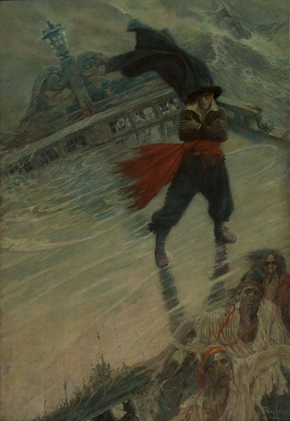 The Flying Dutchman - by Howard Pyle