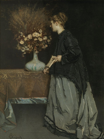 Autumn Flowers - by Alfred Stevens