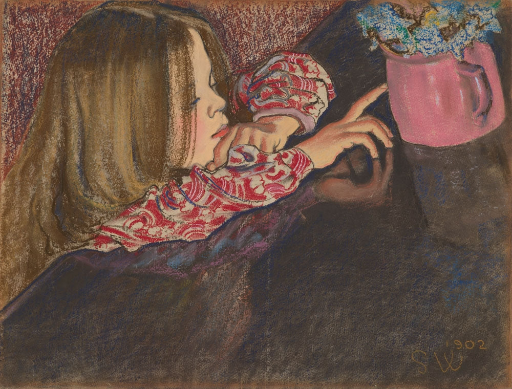 Little Helen with a Vase - by Stanisław Wyspiański