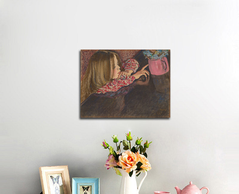 Little Helen with a Vase - by Stanisław Wyspiański