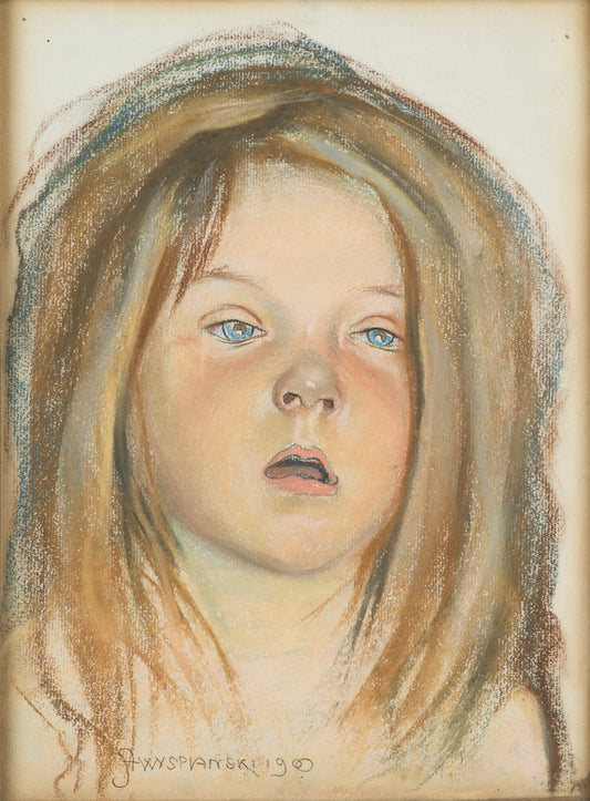 Little Helen's Head - by Stanisław Wyspiański