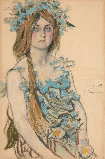 Kasawica (beautiful woman) in the play 'Boleslaw the Bold' - by Stanisław Wyspiański