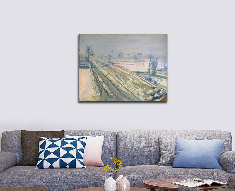 View of Kościuszko Mount from a Window in the Artist’s Studio. 14 December 1904 - by Stanisław Wyspiański