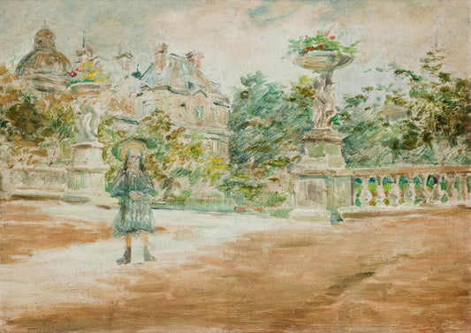 Luxembourg Garden in Paris - by Stanisław Wyspiański