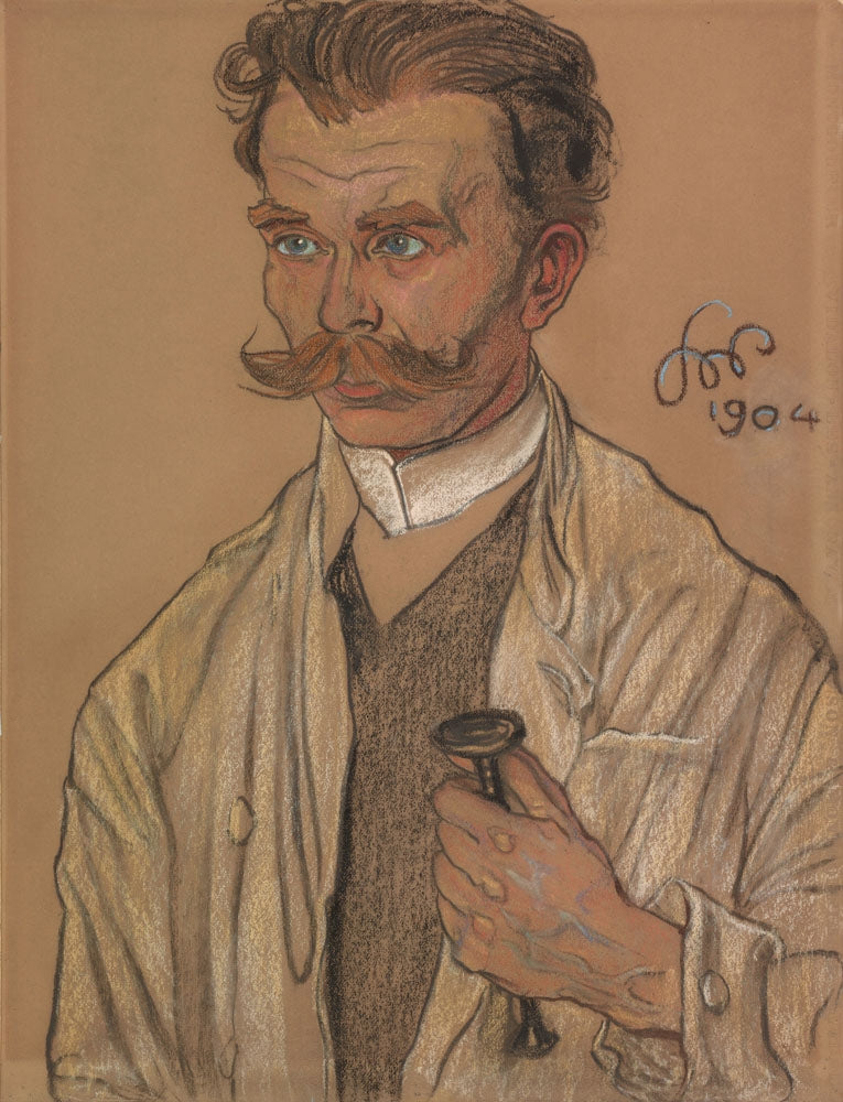 Portrait of the doctor Jan Raczyński - by Stanisław Wyspiański