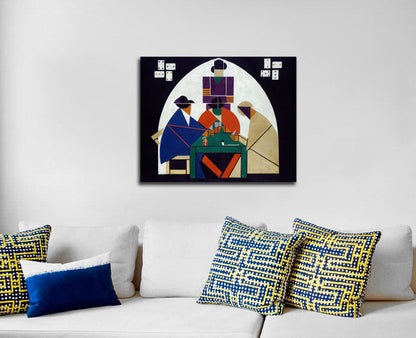 Card Players - by Theo van Doesburg