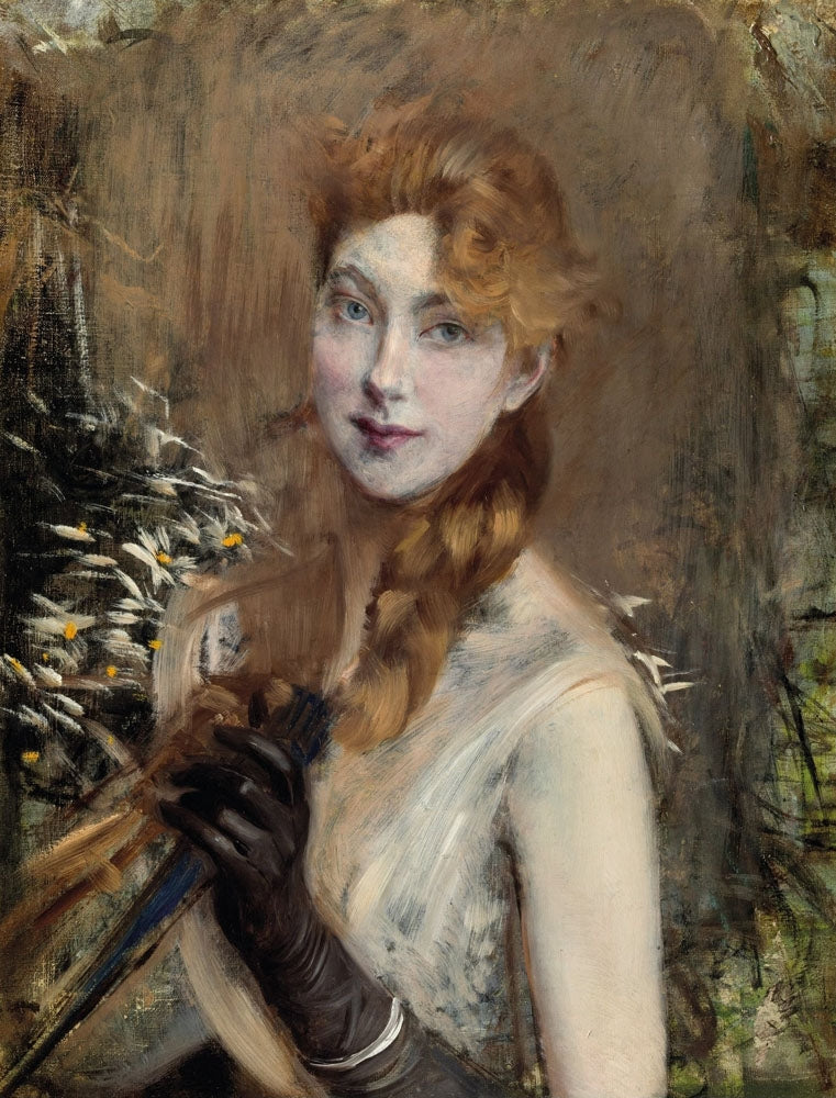 Blond Braid - by Giovanni Boldini