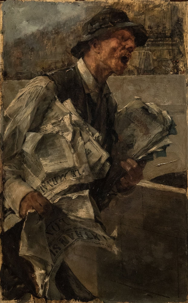 The News Vendor - by Giovanni Boldini