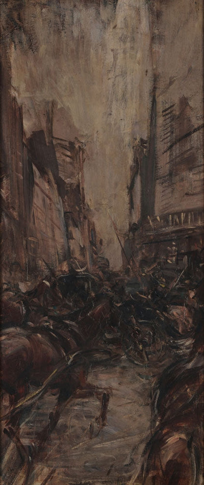 Via di Parigi - by Giovanni Boldini