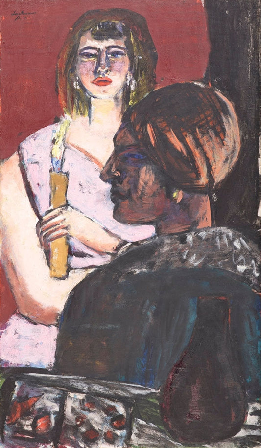 Quappi and Indian - by Max Beckmann