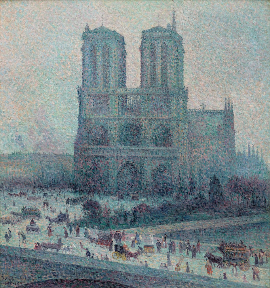 Notre Dame, Paris - by Maximilien Luce