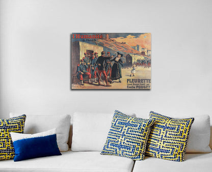 "Fleurette Grand Roman - Unpublished Work - by Emile Pouget" - by Maximilien Luce