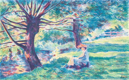 Environs de Vernon - by Maximilien Luce