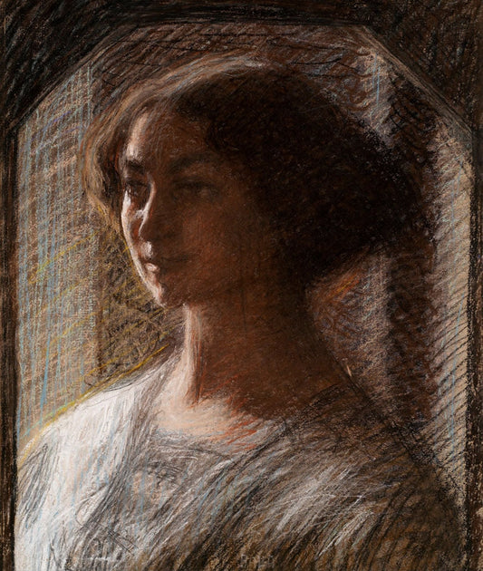 Artemisia (Fanciulla), controluce - by Giacomo Balla