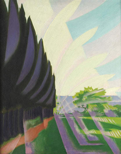 Cipressi - by Giacomo Balla