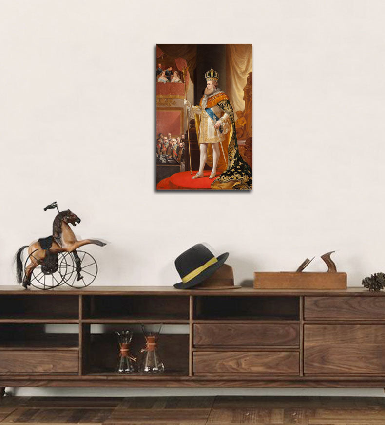 D. Pedro II at the Opening of the General Assembly - by Pedro Américo