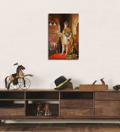 D. Pedro II at the Opening of the General Assembly - by Pedro Américo