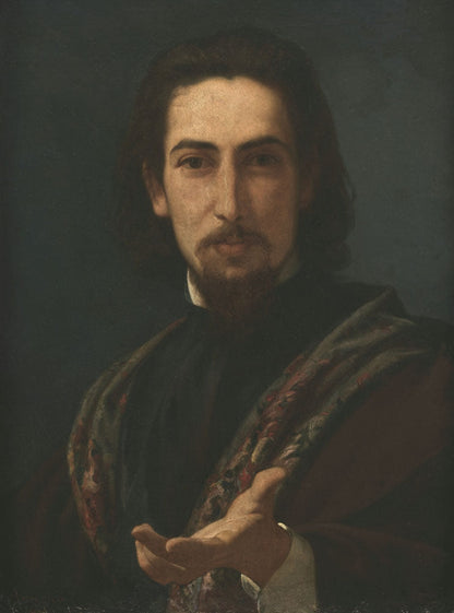 Retrato do poeta Luís Nicolau Fagundes Varela - by Pedro Américo