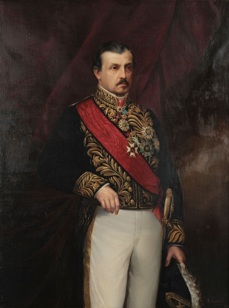 Retrato do Visconde de Santo Amaro (Portrait of the Viscount of Santo Amaro) - by Pedro Américo