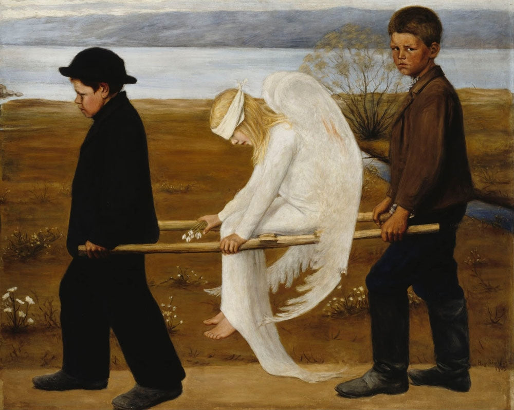 The Wounded Angel - by Hugo Simberg