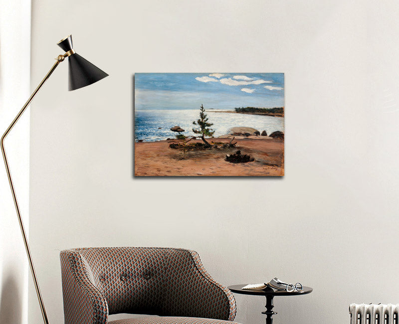 A Sea View - by Hugo Simberg