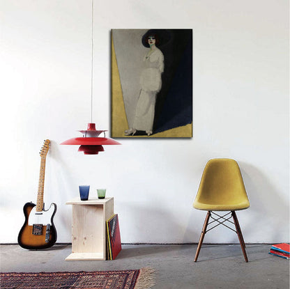 La donna in bianco - by Kees van Dongen