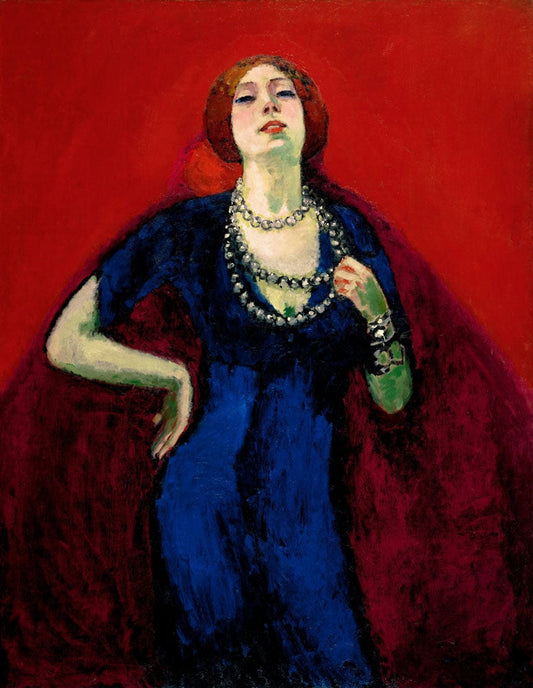 Portrait of Guus Preitinger, the artist's wife - by Kees van Dongen