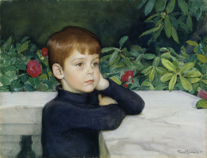 Portrait of the Artist's Son (Heikki Järnefelt) - by Eero Järnefelt