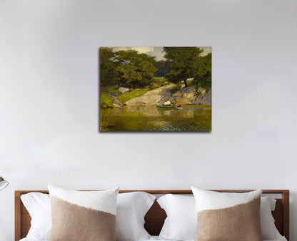 Boating in Central Park - by Edward Henry Potthast