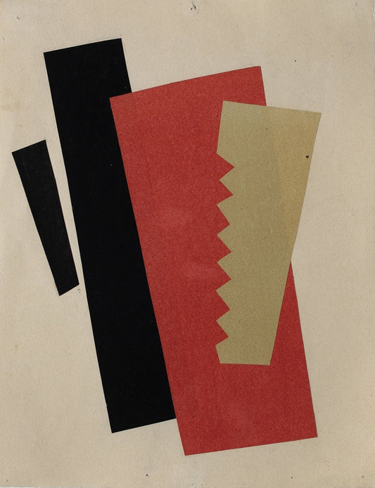 Composition (Red-Black-Gold) - by Lyubov Popova