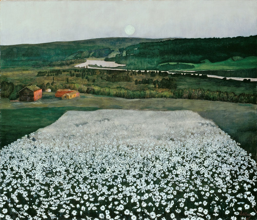 Flower Meadow in the North - by Harald Sohlberg