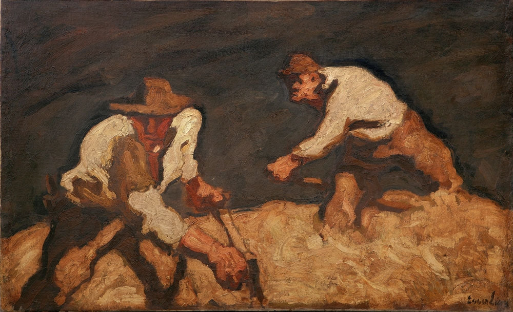 Reapers and Approaching Storm - by Albin Egger-Lienz