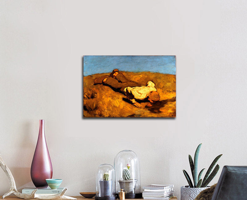 Boy at the Spring (The Spring) - by Albin Egger-Lienz