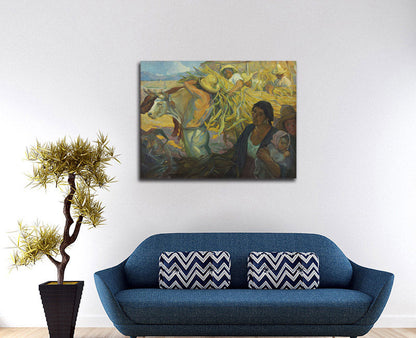 The Harvest - by Saturnino Herrán