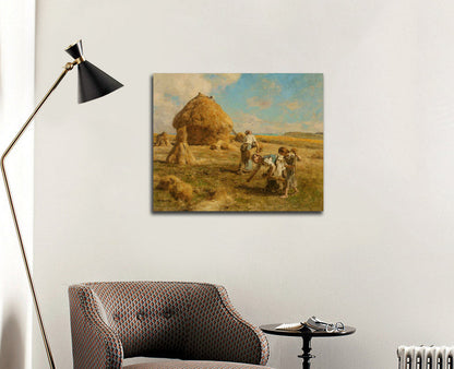 Gleaning Women - by Léon Augustin Lhermitte