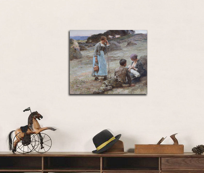 The Baby’s Hour - by Léon Augustin Lhermitte