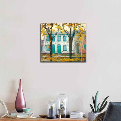 Houses, Chestnut Street - by Lawren Harris