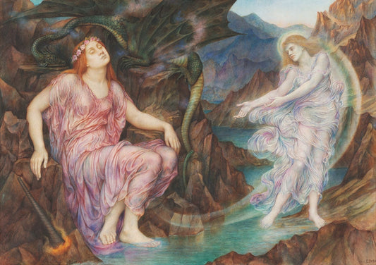 The Passing of the Soul at Death - by Evelyn De Morgan