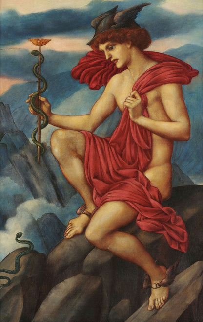 Mercury - by Evelyn De Morgan