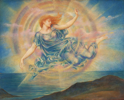 Evening Star over the Sea - by Evelyn De Morgan