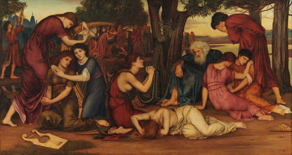 By the Waters of Babylon - by Evelyn De Morgan