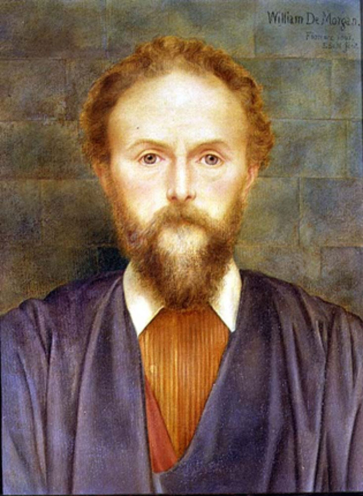 Portrait of William De Morgan - by Evelyn De Morgan