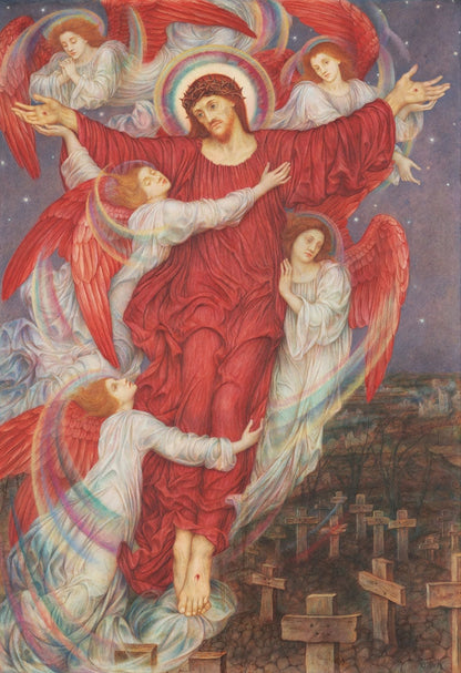 The Red Cross - by Evelyn De Morgan