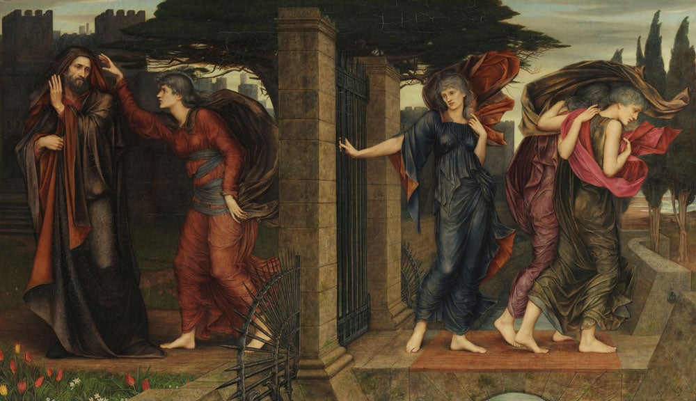 The Grey Sisters - by Evelyn De Morgan