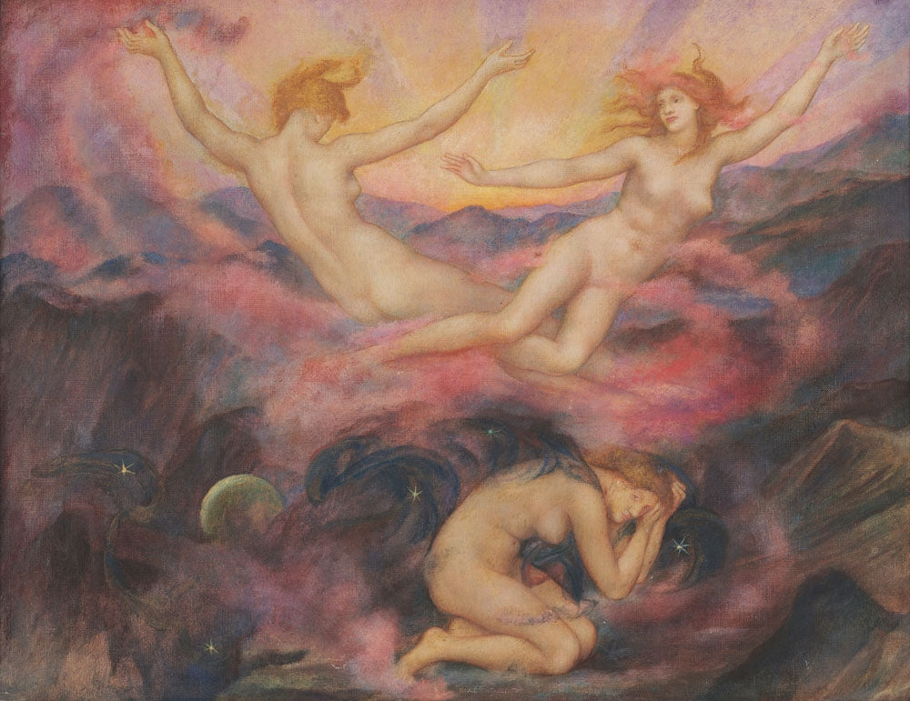 Night and Dawn - by Evelyn De Morgan