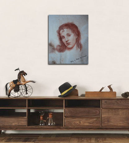 Sketch for 'Flora' - by Evelyn De Morgan